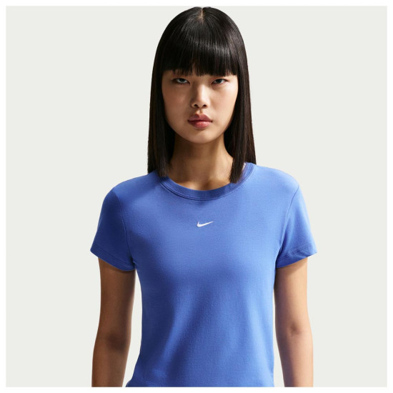 Nike Γυναικεία κοντομάνικη μπλούζα Sportswear Chill Knit Cropped T-Shirt